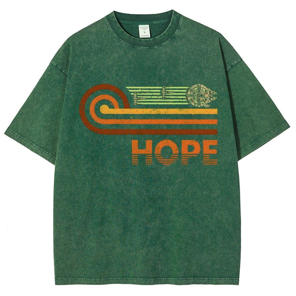 Retro Vintage Hope Vintage Distressed T-shirt