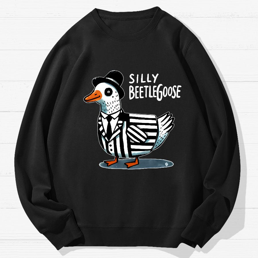 Beetle Goose Cotton Pullover Geek Cotton Sweatshirt