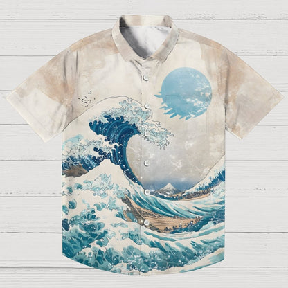 A Sea Salt Package Showcasing A Beautiful Ocean Geek Hawaiian Shirt