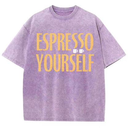 Espresso Yourself Vintage Distressed T-shirt