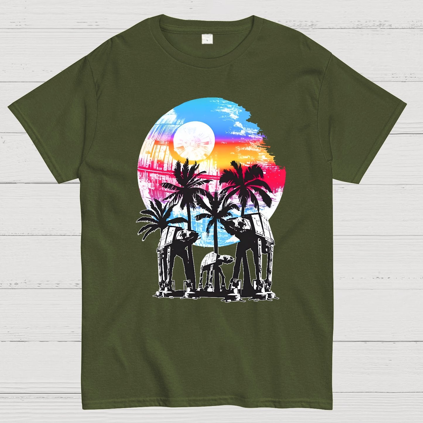 Robot Summer Assault Geek T-Shirt