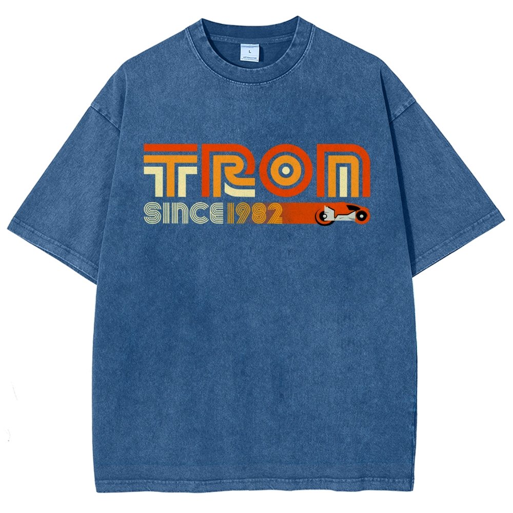 Retro Neon 1982 Vintage Distressed T-shirt