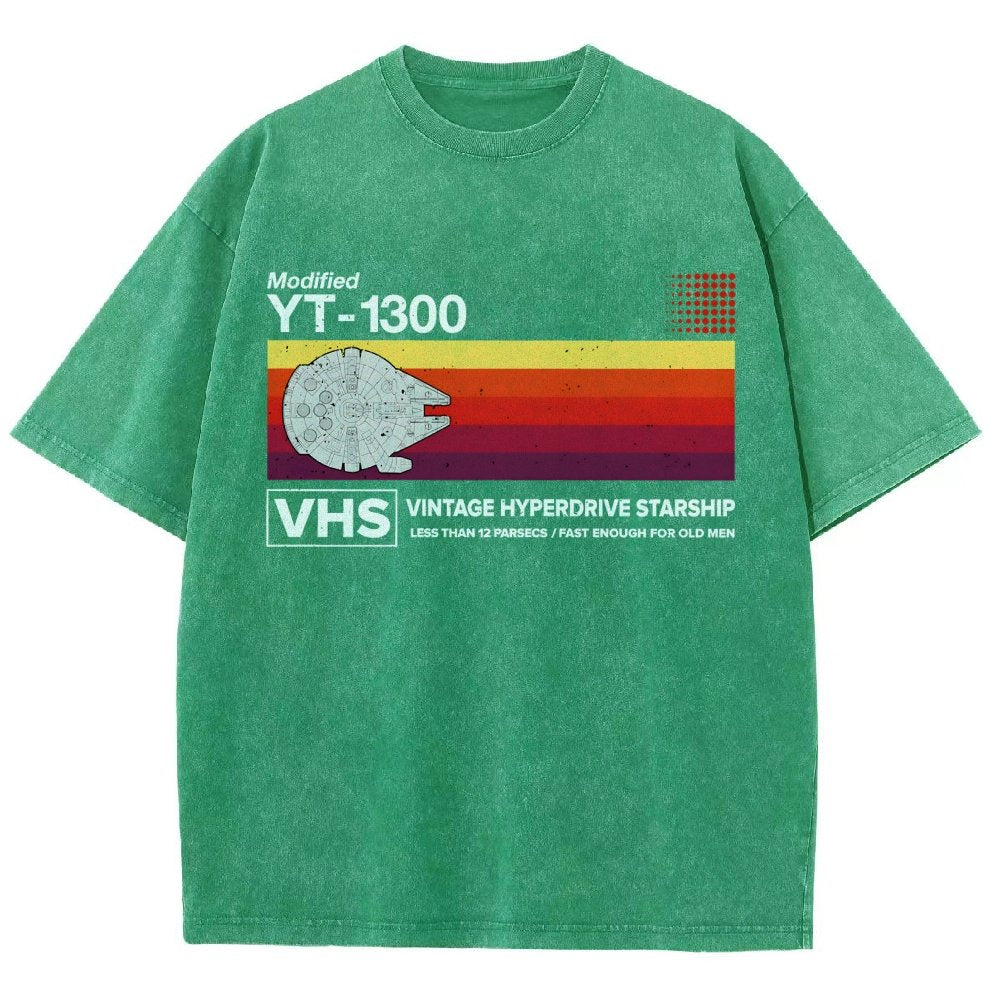 Vintage Hyperdrive Starship Vintage Distressed T-shirt
