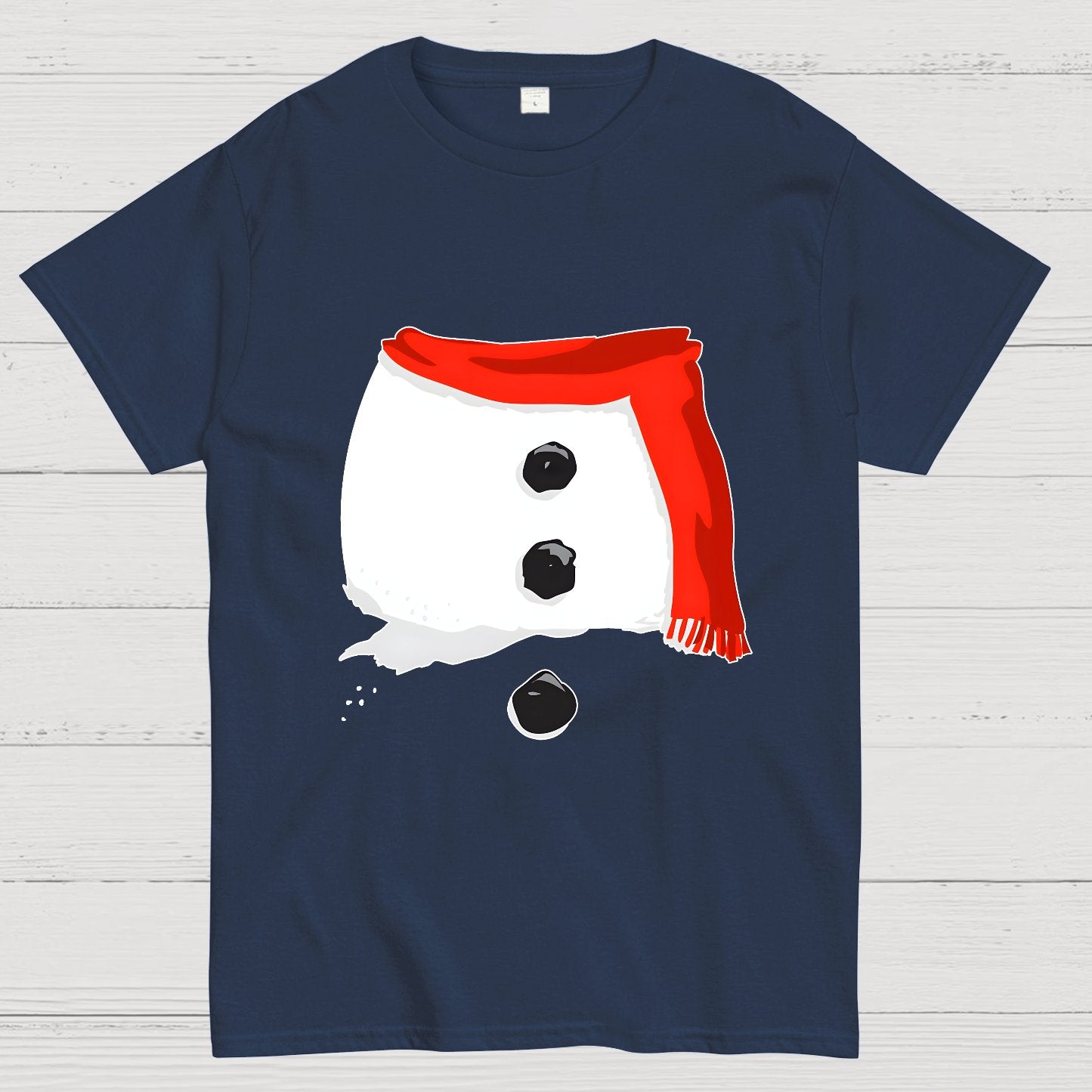 Snowman Christmas Geek T-Shirt