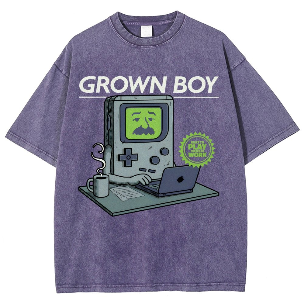 Grown Boy Vintage Distressed T-shirt
