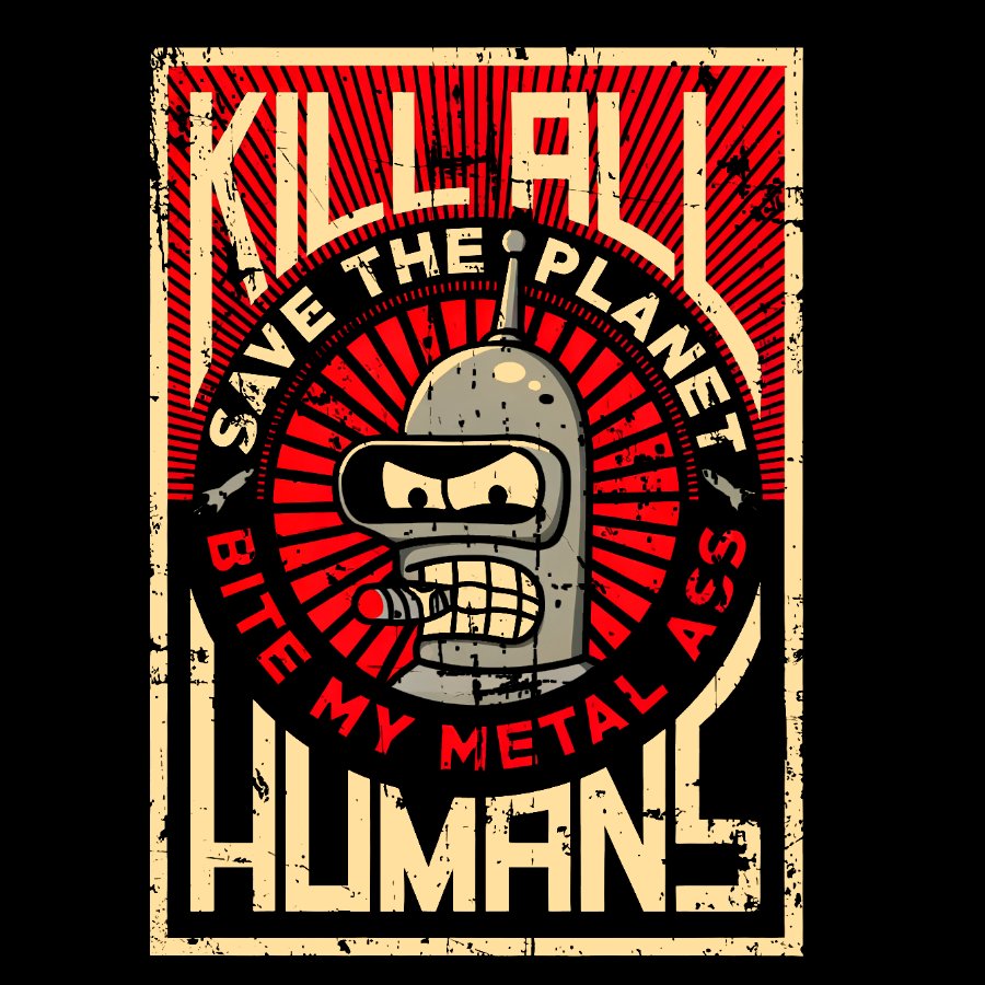 Save The Earth And Kill All Humans Nerdy Dont Panic Geek Cotton Sweatshirt