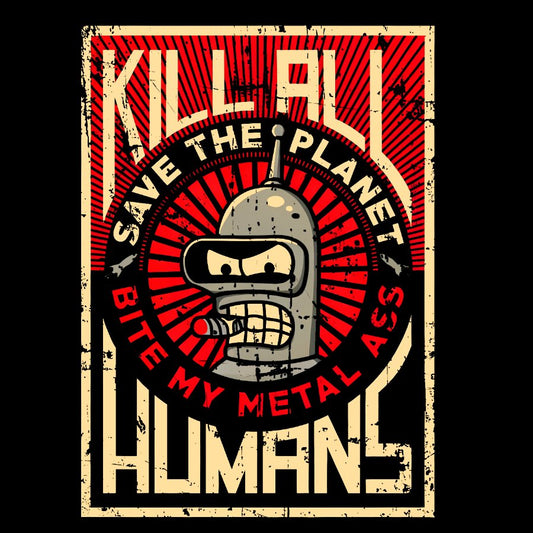 Save The Earth And Kill All Humans Nerdy Dont Panic Geek Cotton Sweatshirt