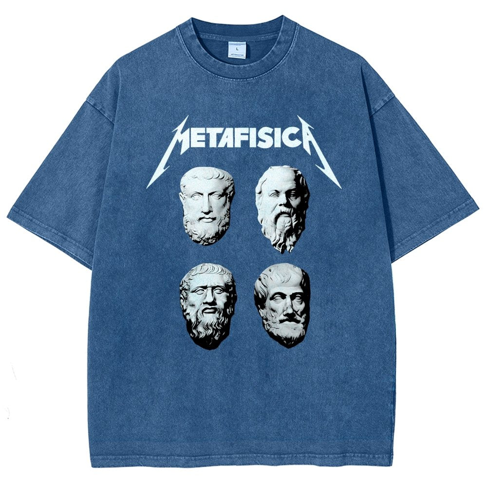 Metafisica Vintage Distressed T-shirt