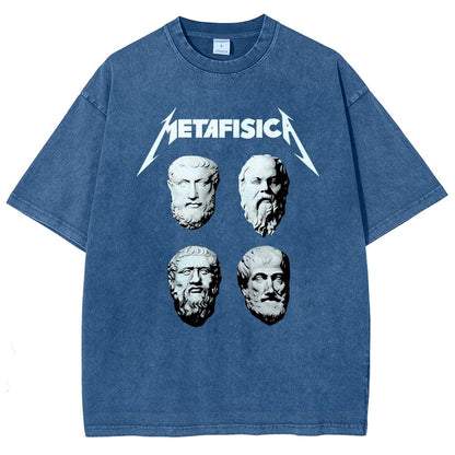 Metafisica Vintage Distressed T-shirt