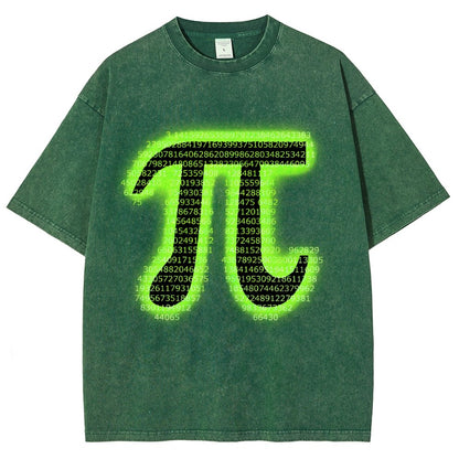 Pi Vintage Distressed T-shirt