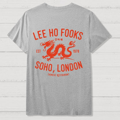 Lee Ho Fooks Vintage Resto Back Printing Geek T-Shirt