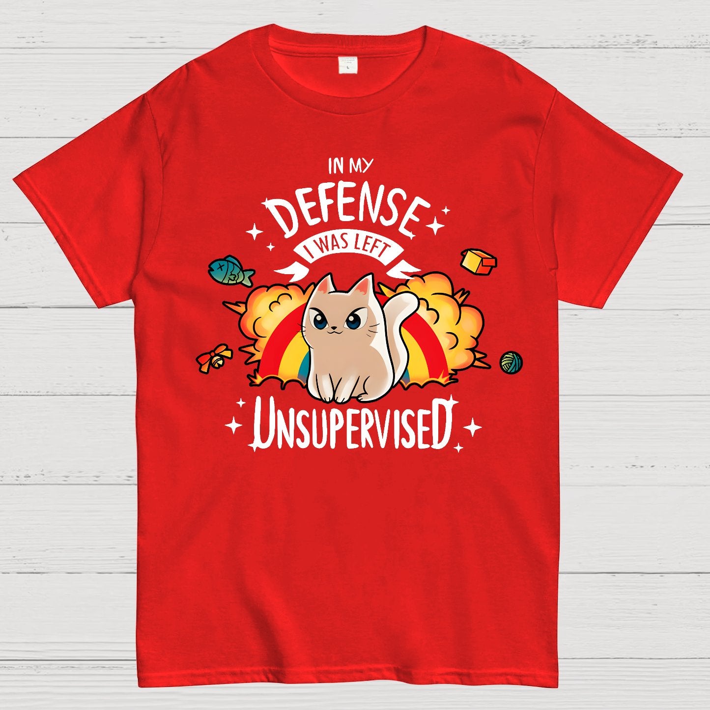I Was Left Unsupervised Geek T-Shirt