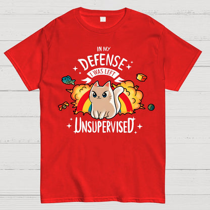 I Was Left Unsupervised Geek T-Shirt