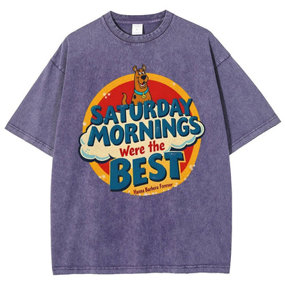 80s Saturday Morning Vintage Distressed T-shirt