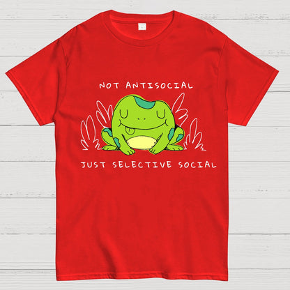 Not antisocial... Just selective social Geek T-Shirt