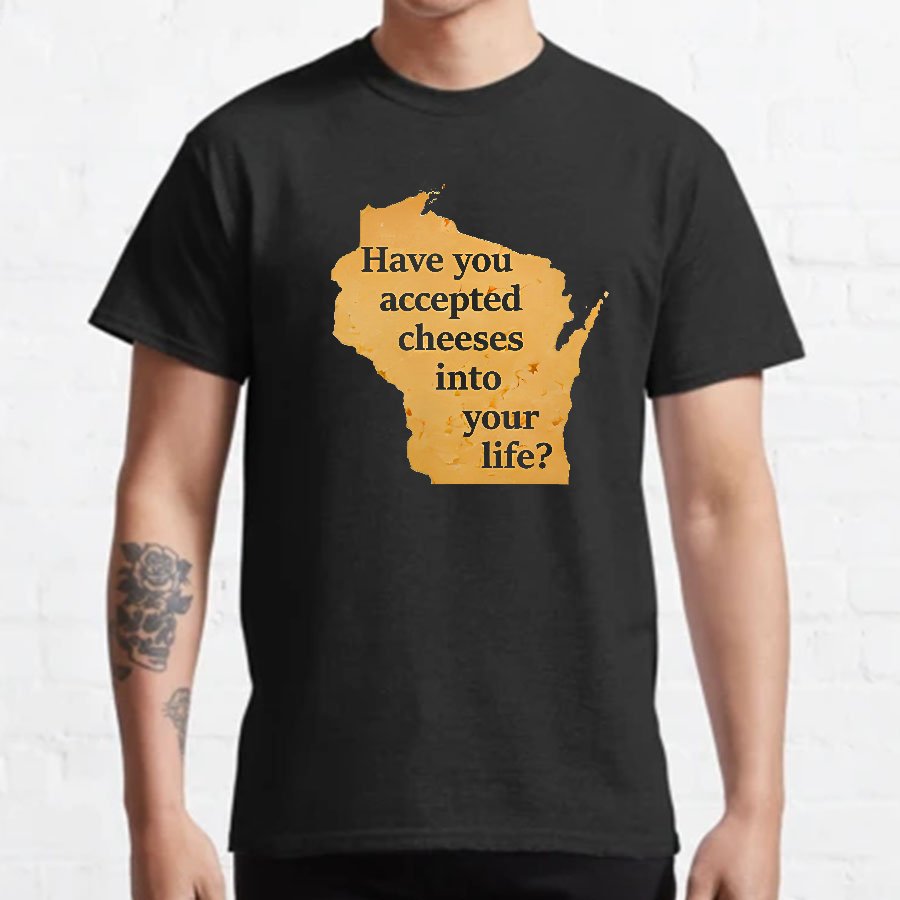 Wisconsin Cheese Pun Geeky T-Shirt