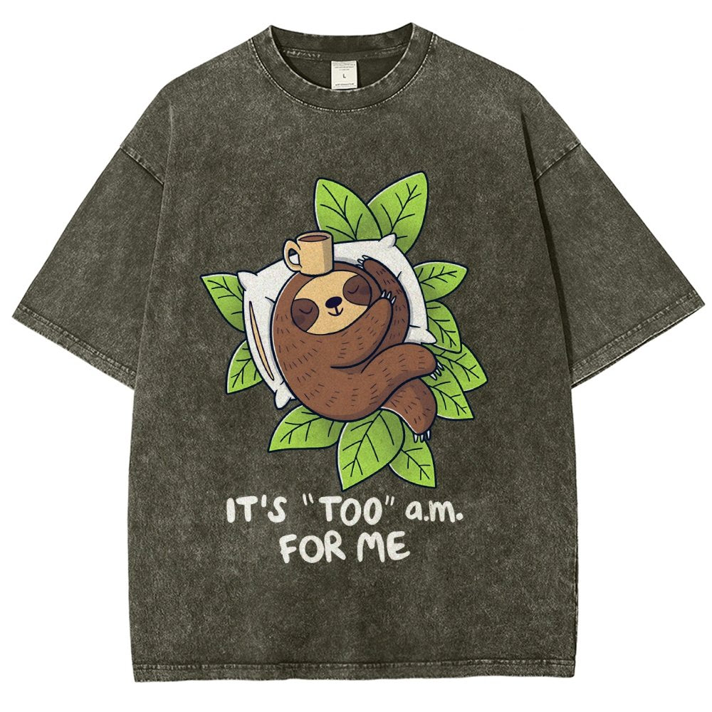 It's Too A.M. For Me Vintage Distressed T-shirt