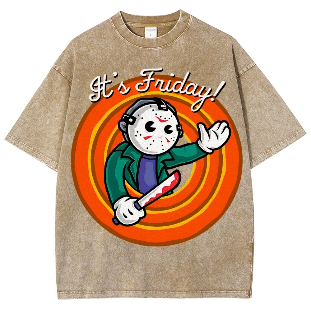 It's Friday Vintage Distressed T-shirt