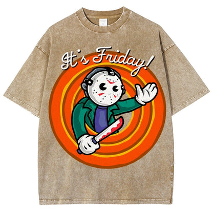 It's Friday Vintage Distressed T-shirt