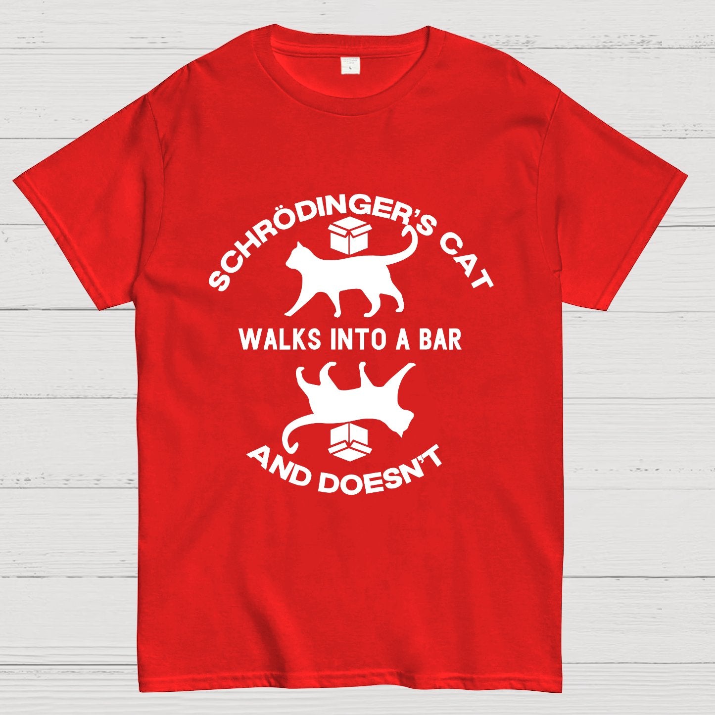 Schrödinger's Cat Geeky T-Shirt