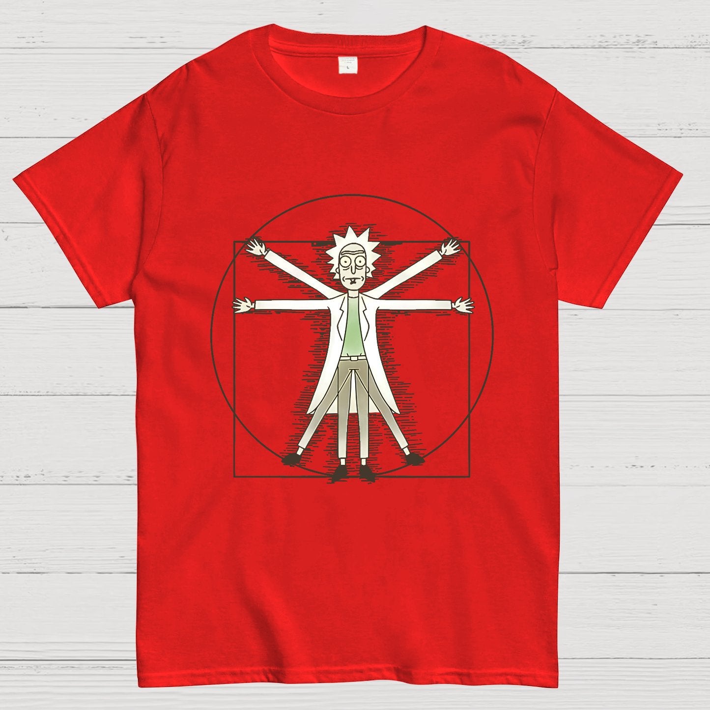 Vitruvian Man Geeky T-Shirt