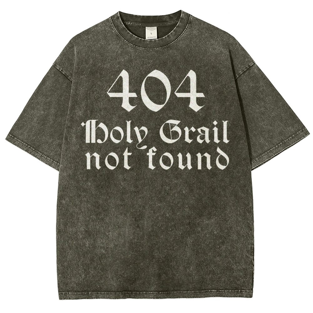 Holy Grail Not Found Vintage Distressed T-shirt