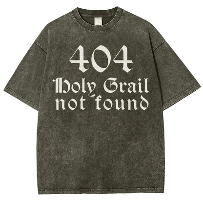 Holy Grail Not Found Vintage Distressed T-shirt