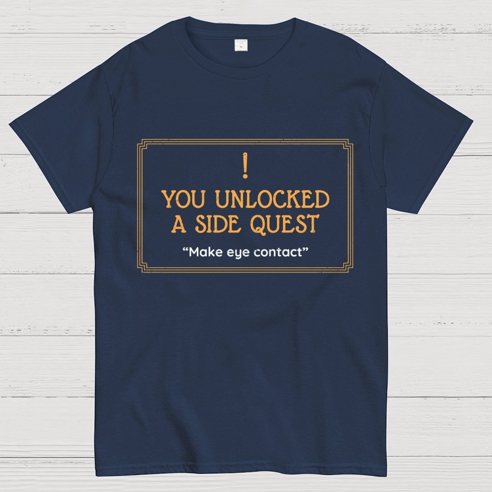 Unlocked Side Quest Geek T-Shirt