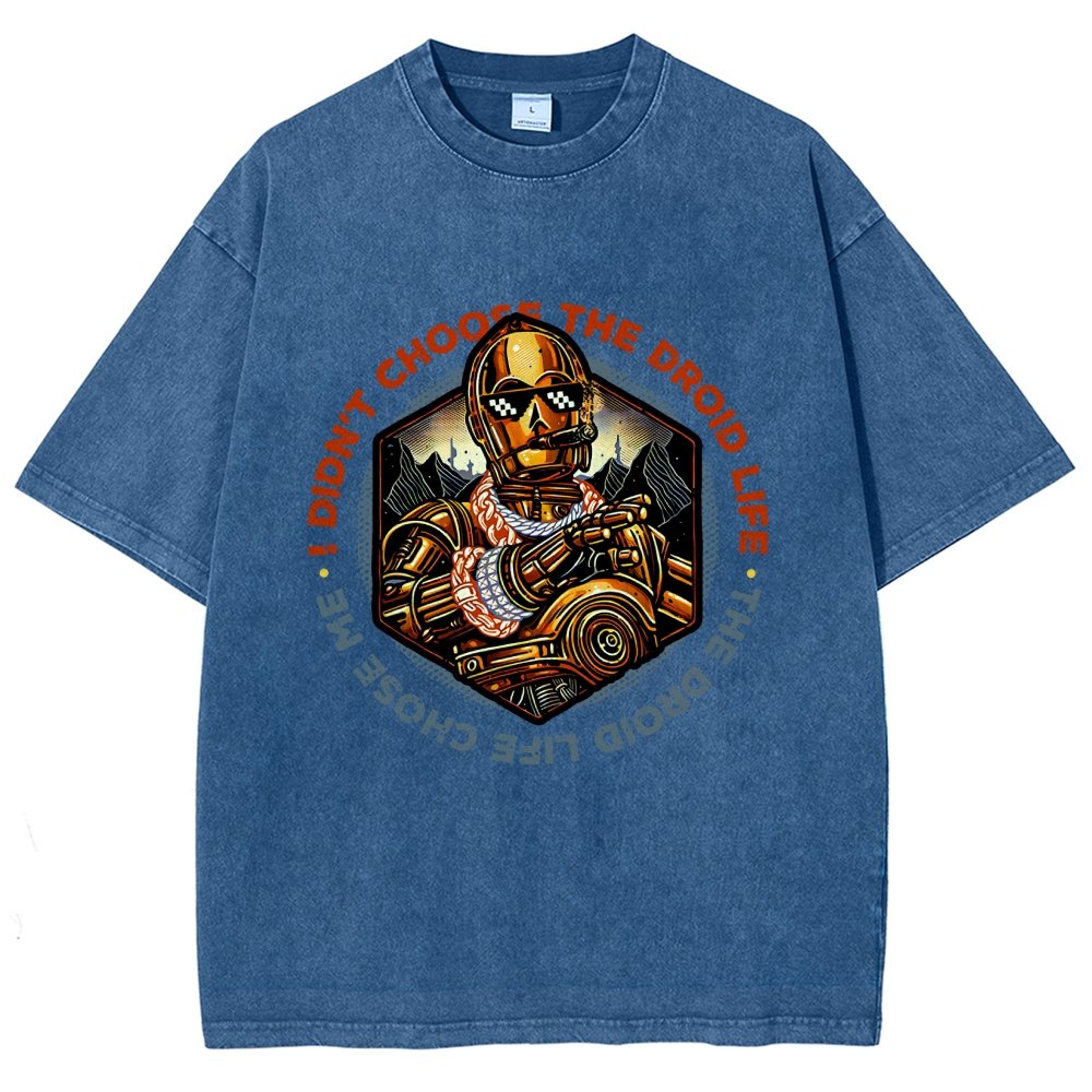 The Robot Life Vintage Distressed T-shirt