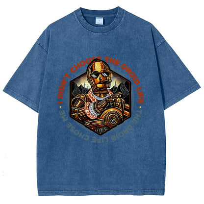 The Robot Life Vintage Distressed T-shirt