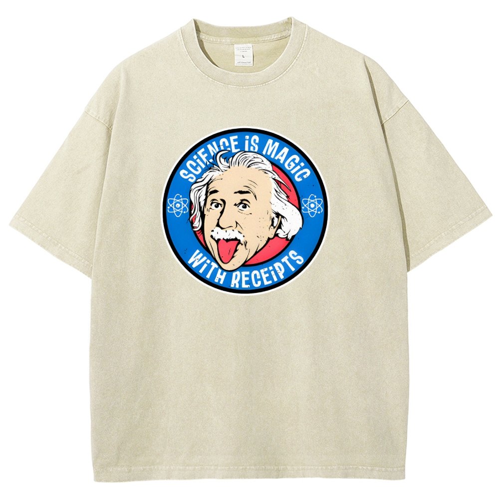 Science Is Magic Vintage Distressed T-shirt