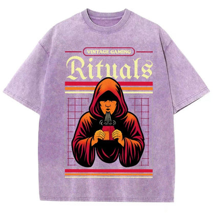 Vintage Gaming Rituals Buy Now Vintage Distressed T-shirt