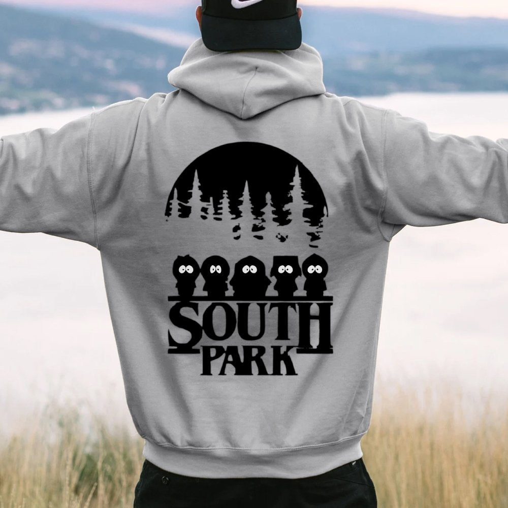 Stranger Park Inspired Art Printed Back Unisex Cotton Hoodie