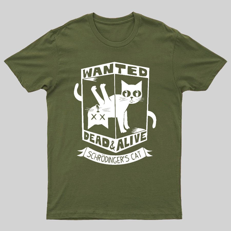 Schrödinger's Cat Mathe, Physics Geeky T-Shirt