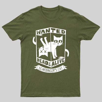 Schrödinger's Cat Mathe, Physics Geeky T-Shirt