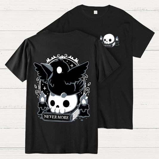Never More Front And Back Printing Geek T-Shirt