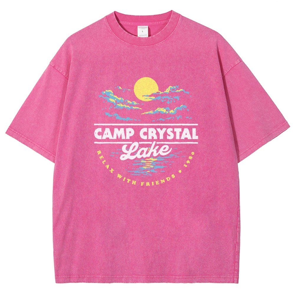 Camp Silver Pine 1980 Vintage Distressed T-shirt
