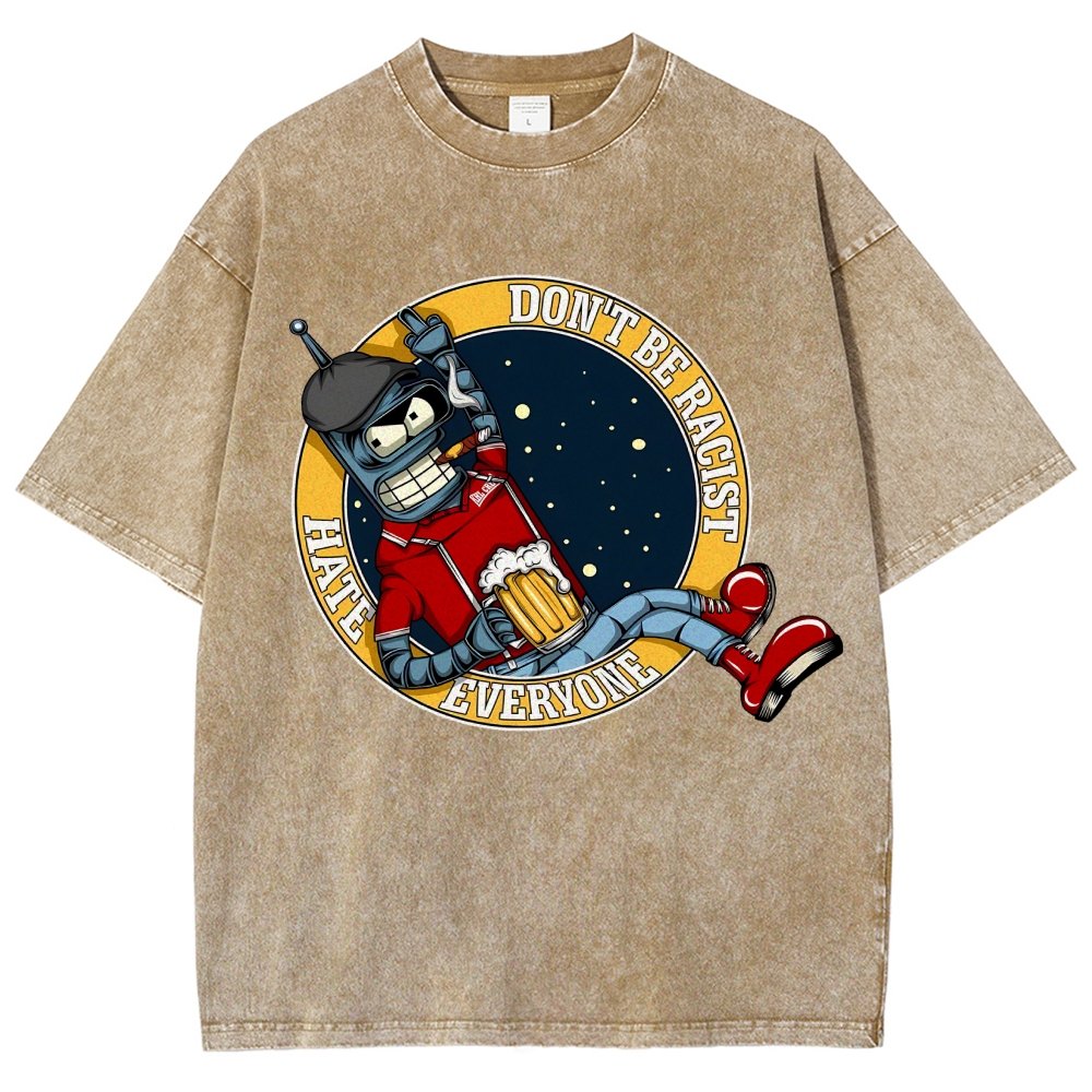 Don't Discriminate Against Race Vintage Distressed T-shirt