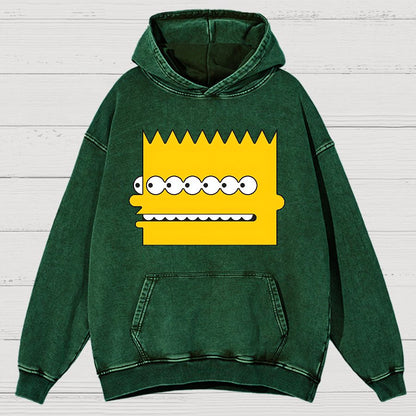 Comics Multi Multi Funny Nerd Vintage Distressed Hoodie