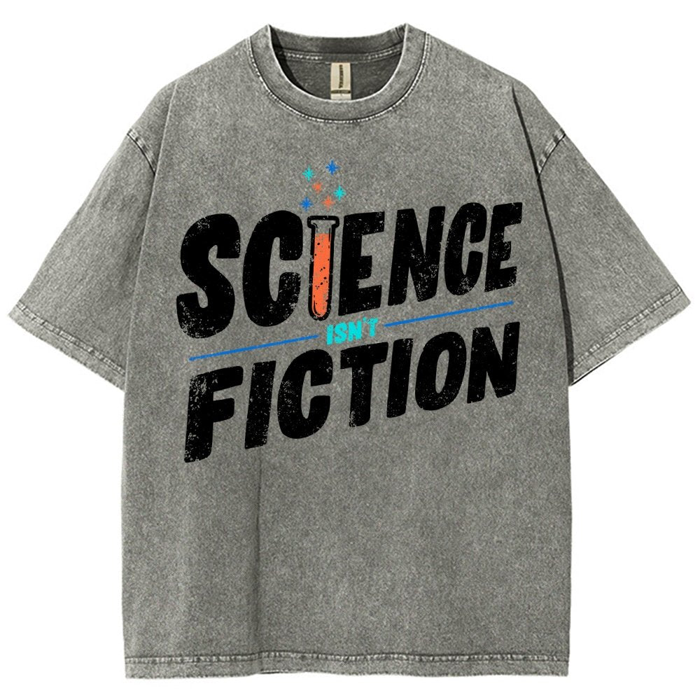 Science Isn’t Fiction Vintage Distressed T-shirt
