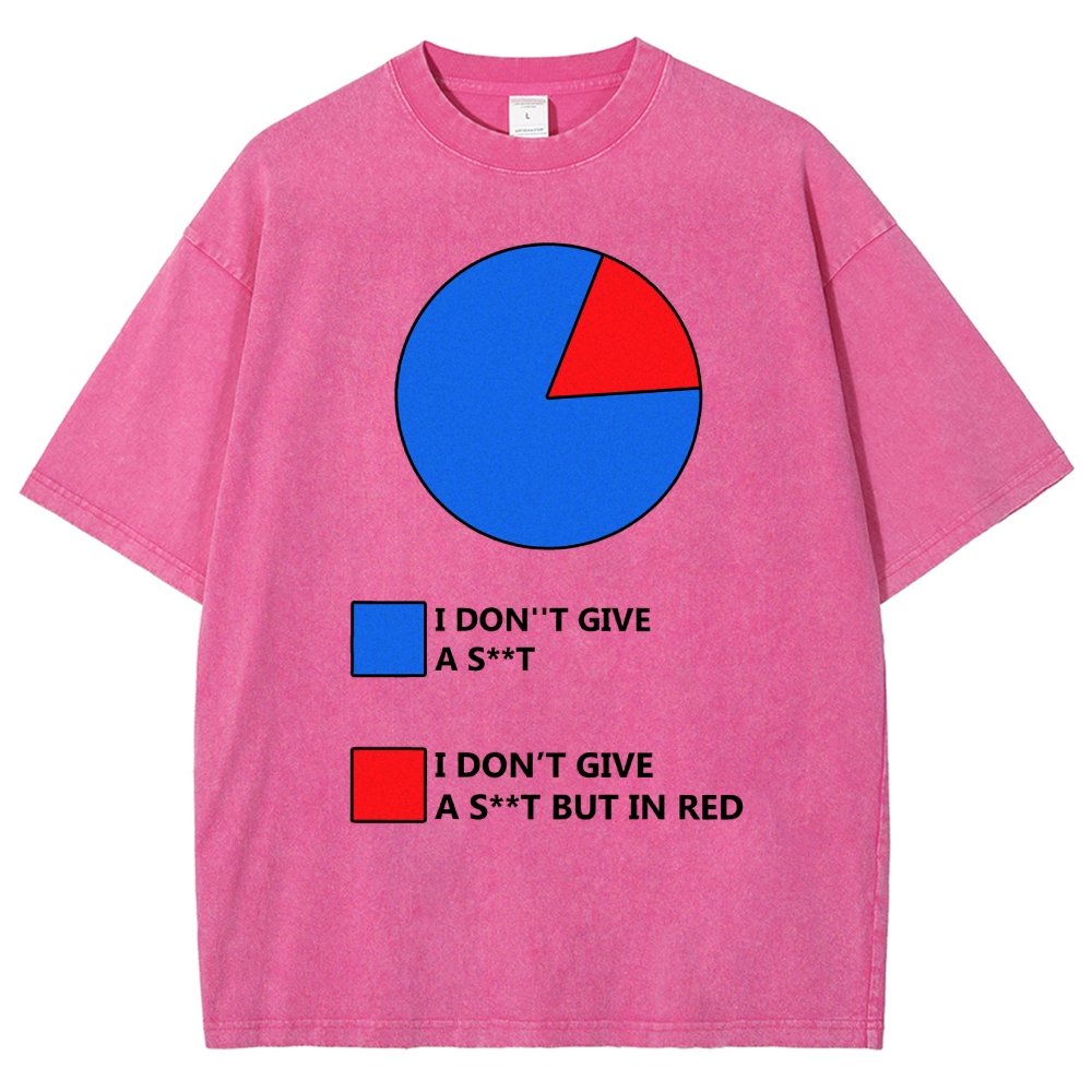 I Don't Give A S**t Vintage Distressed T-shirt