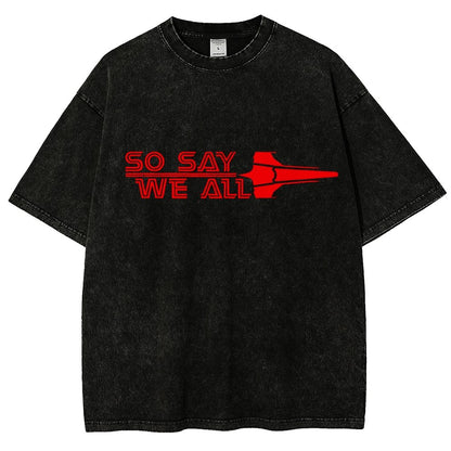 So Say We All Vintage Distressed T-shirt