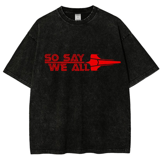 So Say We All Vintage Distressed T-shirt