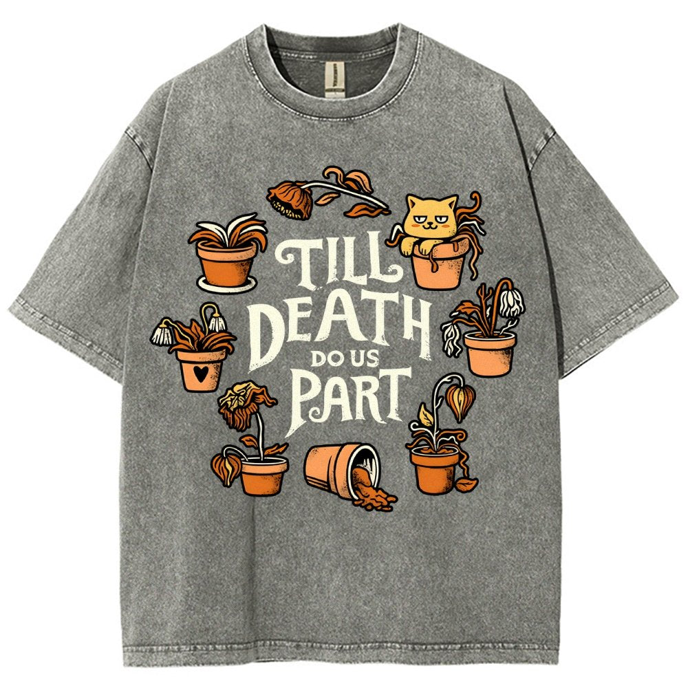 Plant Killer Love Vintage Distressed T-shirt