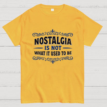 Nostalgia Is Not What It Used To Be Geek T-Shirt