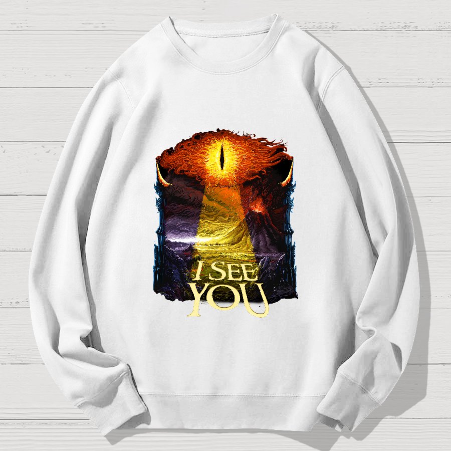 I See You Geek Cotton Sweatshirt