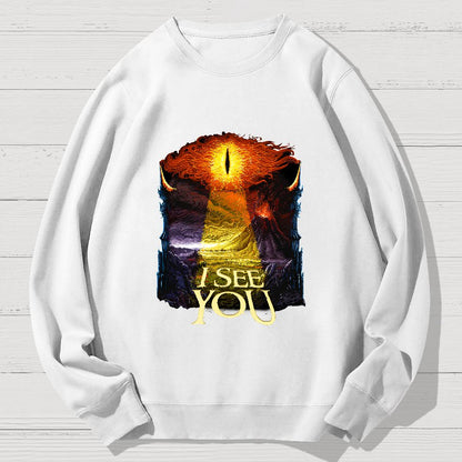 I See You Geek Cotton Sweatshirt