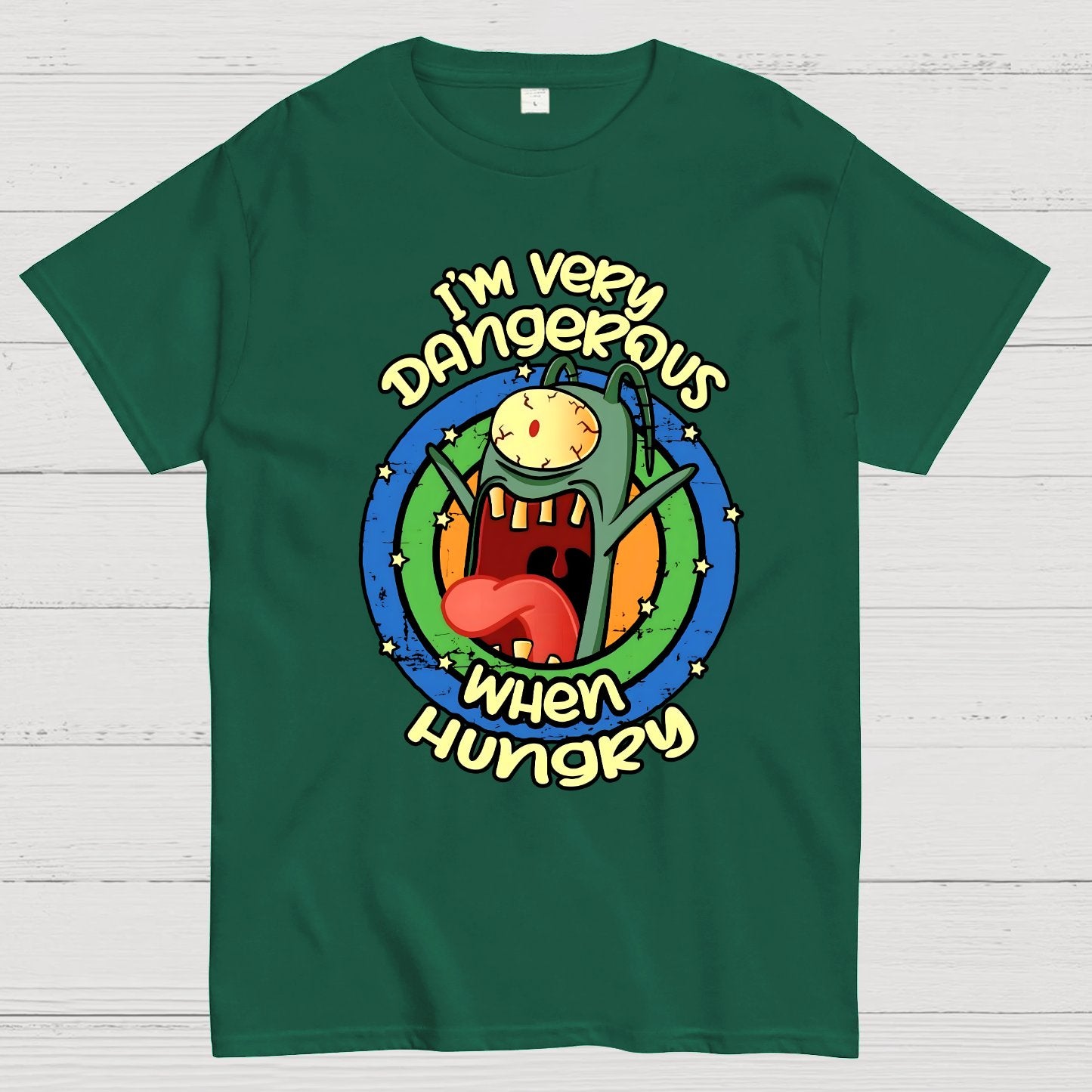 Very Dangerous When Hungry Geek T-Shirt