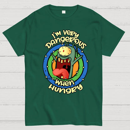 Very Dangerous When Hungry Geek T-Shirt