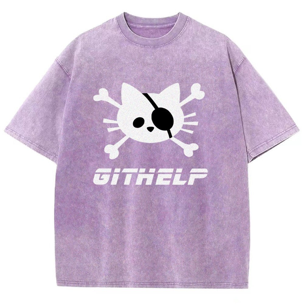 GitHelp Vintage Distressed T-shirt
